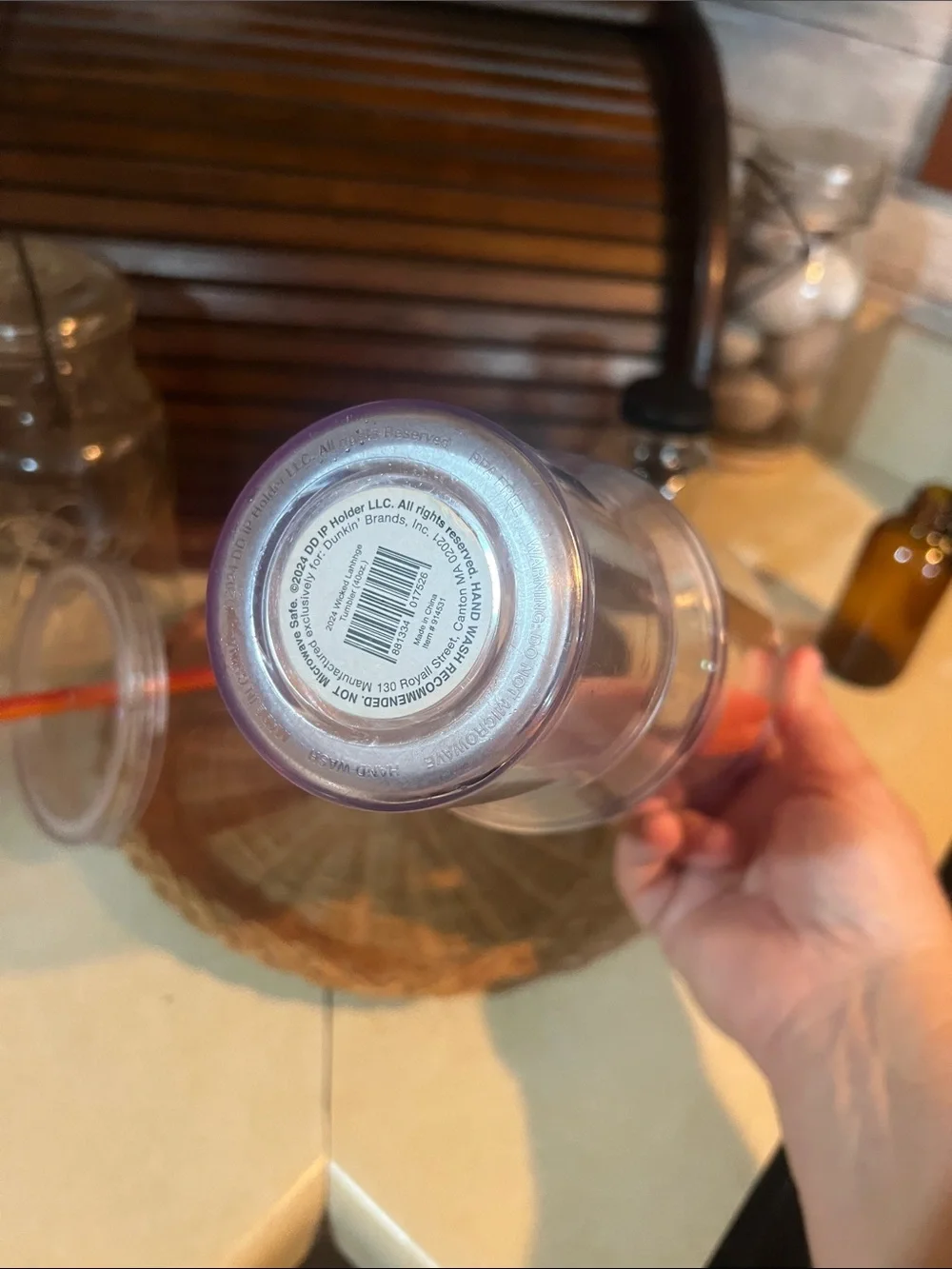 Wicked Orange Double-Wall Tumbler with Reusable Straw